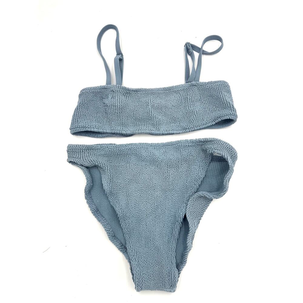 You Swim Blue Bandeau Stretch Bikini Set One Size